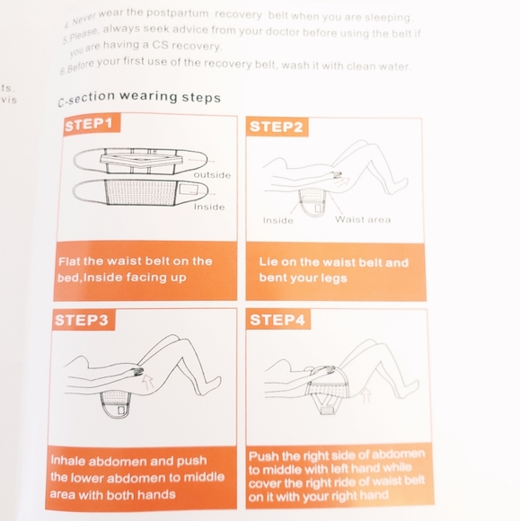 NWT 3 in 1 Postpartum Support Recovery Belly Wrap - Picture 5 of 5